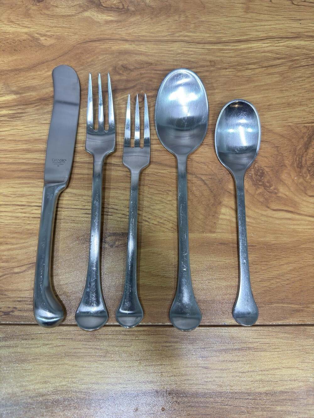 Dansk Stainless Flatware KOBENHAVN 5pc Place Setting